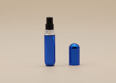 Το μπλε επαναχρησιμοποιήσιμο αργίλιο μπουκαλιών ψεκασμού αρώματος ετύλιξε τον οξειδωμένο χειρισμό επιφάνειας