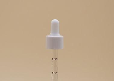 Στιλπνή άσπρη βαθμολογημένη αργίλιο σταθερή απόδοση σωλήνων γυαλιού τυπωμένη Dropper