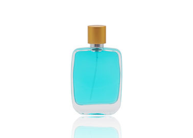 Τετραγωνικό μπουκάλι αρώματος μορφής 50ml καλλυντικό με τη θραύση FEA15 στην αντλία αρώματος