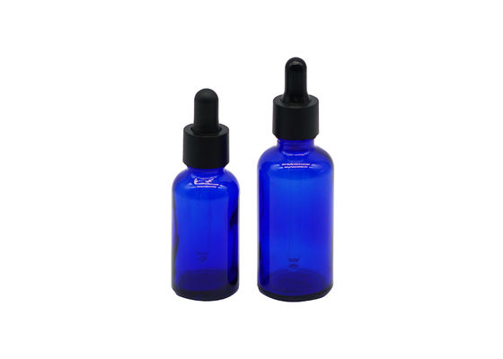 Tincture κοβαλτίου ISO9001 15ml Dropper γυαλί μπουκαλιών που ξεφλουδίζουν μπλε