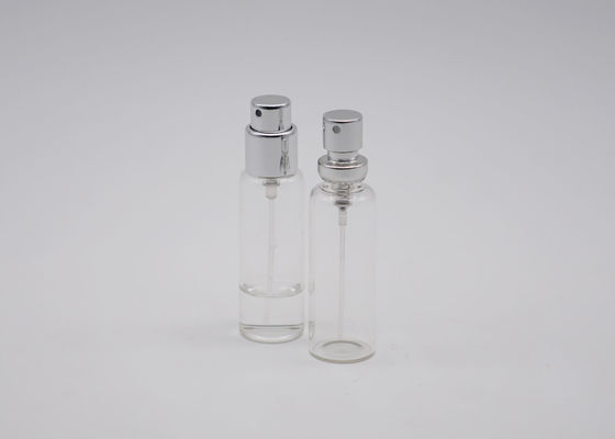 10CC έξοχο μίνι μπουκάλι ελεγκτών αρώματος γυαλιού με την ασημένια αντλία ψεκασμού αργιλίου