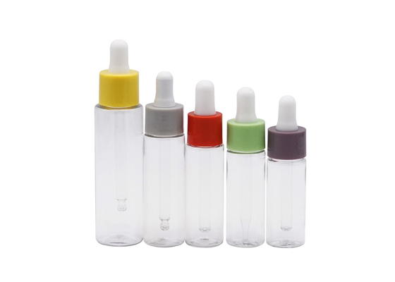 Various Colors Clear Plastic Bottles 20ml 30ml 50ml