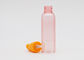 Ρόδινα 18mm 60ml επαναληπτικής χρήσεως πλαστικά μπουκάλια ψεκασμού μεταλλινών με την πορτοκαλιά λεπτή αντλία υδρονέφωσης