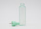 24mm επίπεδα μπουκάλια αρώματος ώμων κενά επαναληπτικής χρήσεως με την πράσινη παγώνοντας σκόνη