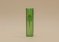Σαφή πράσινα επαναληπτικής χρήσεως μπουκάλια ψεκασμού αρώματος γυαλιού με ΩΣ κάλυψη μπουκαλιών ορθογωνίων