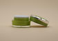 Διαρροών φορητός φρέσκος πράσινος εμπορευματοκιβωτίων κρέμας απόδειξης καλλυντικός με το ασημένιο χρώμα