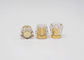 Κατασκευασμένο σχέδιο καπακιών μπουκαλιών αρώματος αργιλίου μη χυσιμάτων χρυσό με το κοίλο περιλαίμιο