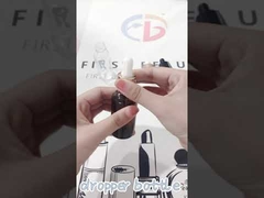 Gold Aluminum Pipette Essential Oil Dropper 18/410