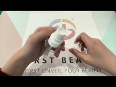 60ml 50ml Plastic Fine Mist Spray Bottle PE cosmetic round shape spray bottle