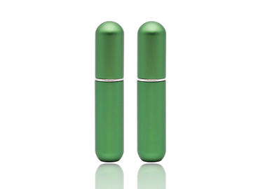 Δάχτυλων μεγέθους 5ml επαναληπτικής χρήσεως γυαλιού αρώματος ψεκασμού μπουκαλιών ελεγκτής αρώματος μεταλλινών πράσινος