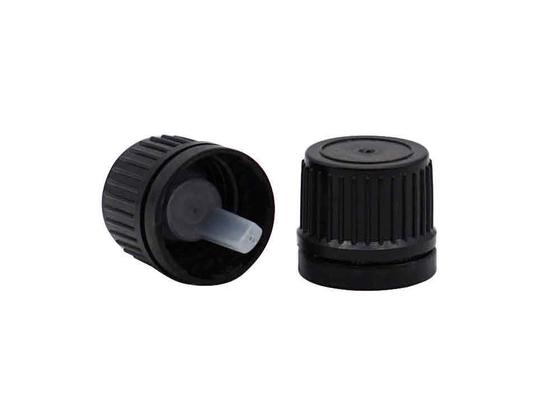 18mm 20mm Μαύρο πλαστικό αδιάβροχο καπάκι για μπουκάλια