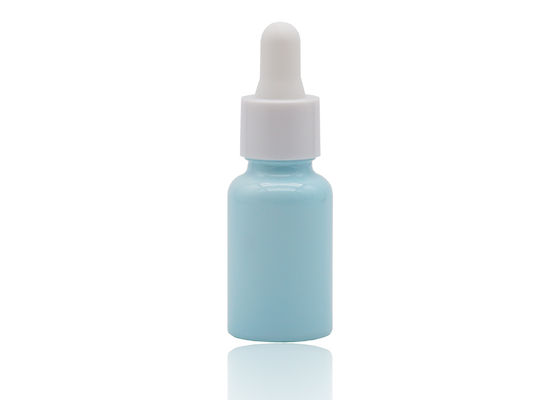 ποιότητας  Bluish Color Coating Essential Oil Dropper Bottles White Ceramic Bottle 30ml εργοστάσιο