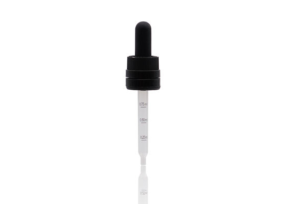 ποιότητας  Professional Tamper Evident Essential Oil Dropper 18/410 Prevent Liquid Leakage εργοστάσιο