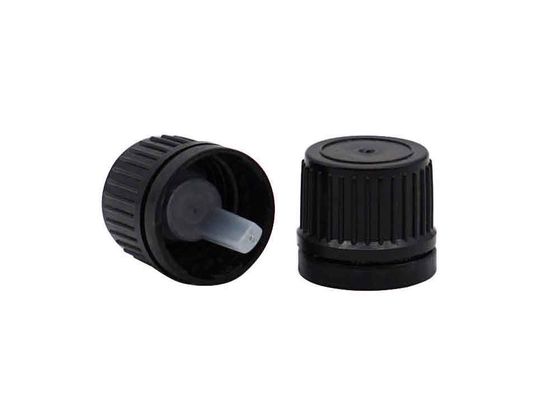 ποιότητας  18mm 20mm Black Plastic Tamper Evident Screw Cap For Bottles εργοστάσιο