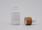 Άσπρα μπουκάλια 30ml Aromatherapy πορσελάνης γυαλιού με άσπρο Dropper μπαμπού