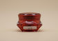 Κόκκινο διαμαντιών πλαστικό ΚΑΠ δοχείων μορφής κενό καλλυντικό σχέδιο cOem ABS διαθέσιμο