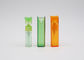 Πράσινο πορτοκαλί τετραγωνικό πλαστικό μπουκάλι ψεκαστήρων αρώματος ταξιδιού 10ml