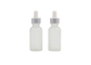 15ml καθαρίστε τα παγωμένα Dropper αρώματος μπουκάλια, Dropper πετρελαίου γυαλιού