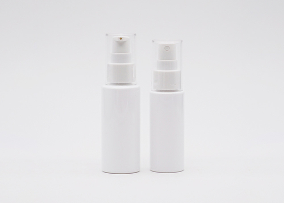 Επίπεδο πλαστικό μπουκάλι 50ml 60ml ψεκασμού ώμων άσπρο και διαφανές