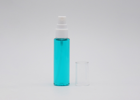 Επίπεδο πλαστικό μπουκάλι 50ml 60ml ψεκασμού ώμων άσπρο και διαφανές