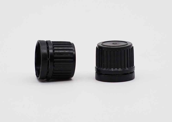 18mm 20mm Μαύρο πλαστικό αδιάβροχο καπάκι για μπουκάλια