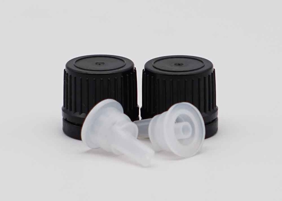 18mm 20mm Μαύρο πλαστικό αδιάβροχο καπάκι για μπουκάλια