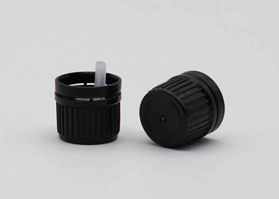 18mm 20mm Μαύρο πλαστικό αδιάβροχο καπάκι για μπουκάλια