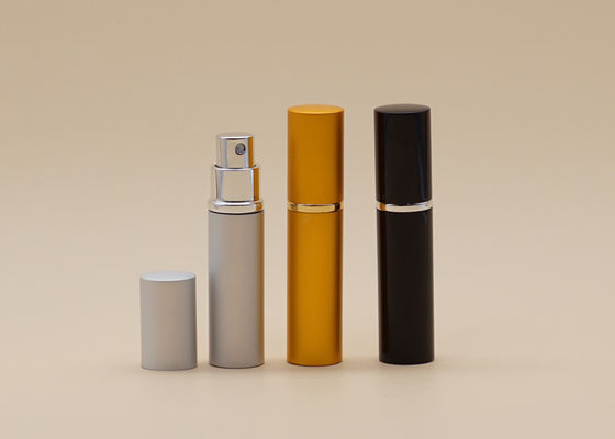 5ml χρυσός χειρισμός επιφάνειας εκτύπωσης οθόνης μεταξιού αρώματος μπουκαλιών ψεκασμού γυαλιού ξαναγεμισμάτων αργιλίου