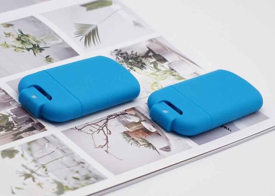 Αρώματος όμορφο μπλε χρώμα μπουκαλιών 25ml ψεκασμού αρώματος ψεκαστήρων πλαστικό μίνι